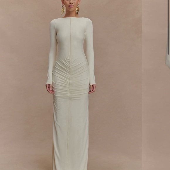 Meshki Dresses & Skirts - Meshki Louisa Long Sleeve Slinky Maxi